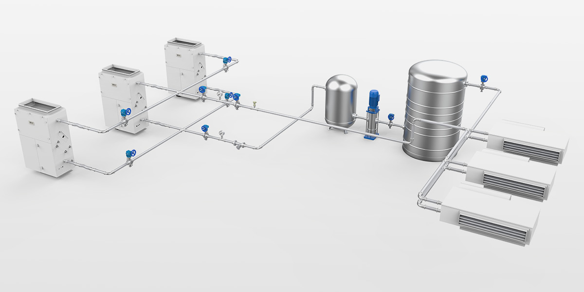 暖通水機管路系統
